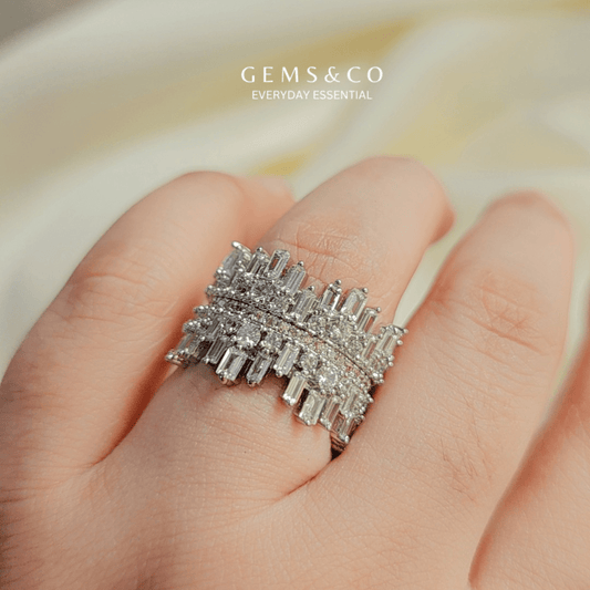 Sparkle Radiance CZ Band Ring