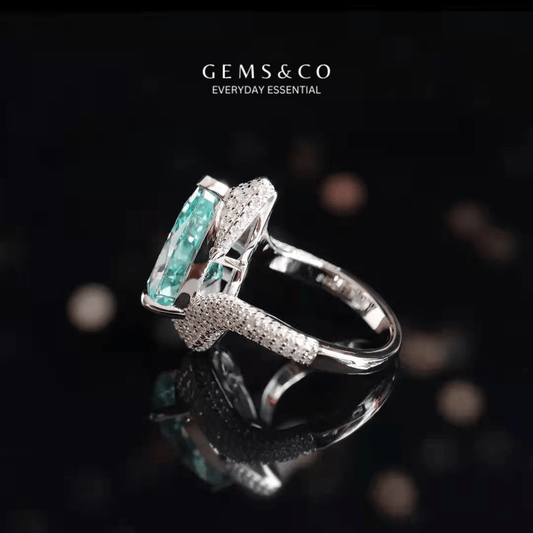 Teal Green Whisper Oval