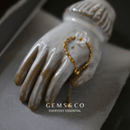 CHAIN FLOREL RING (Adjustable)