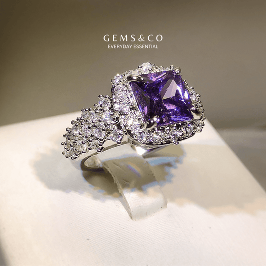 Purple Glam Zirconia