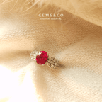 Adjustable Glow Leaf Ring