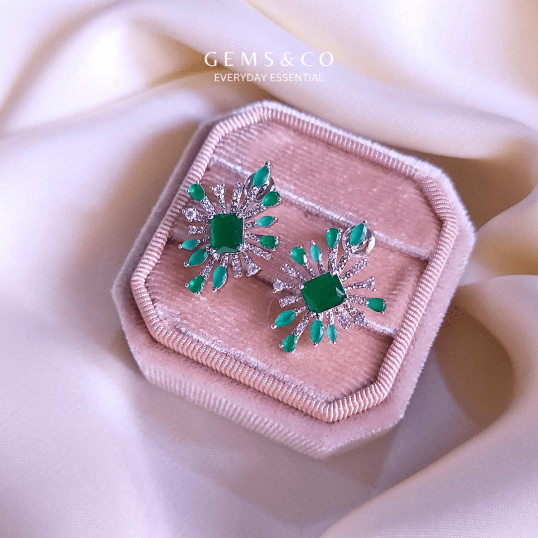 Floral Spark Stud