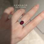 Adjustable Glow Leaf Ring