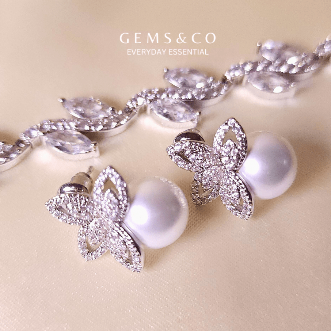 Leaf Zirconia Braclet