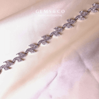 Leaf Zirconia Braclet