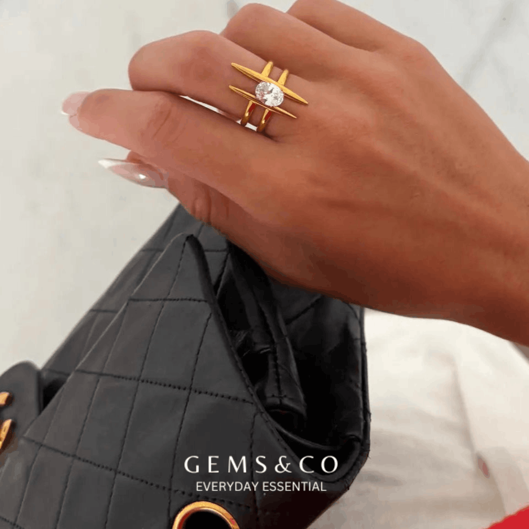 Luxe Flow Adjustable Ring