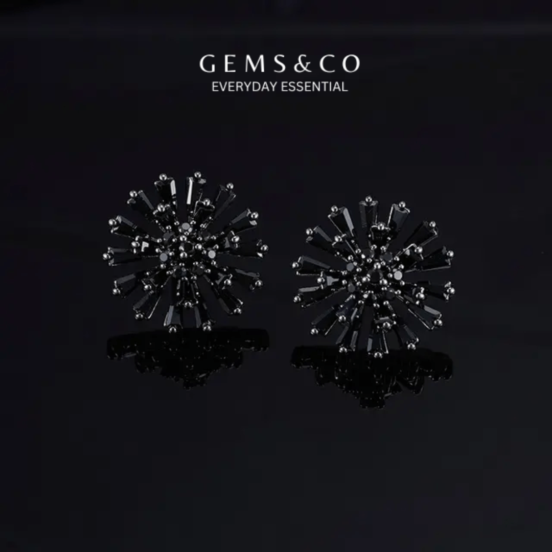 Bloom Studs ( Black )