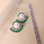 Emerald Heritage Ear Studs