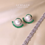 Emerald Heritage Ear Studs