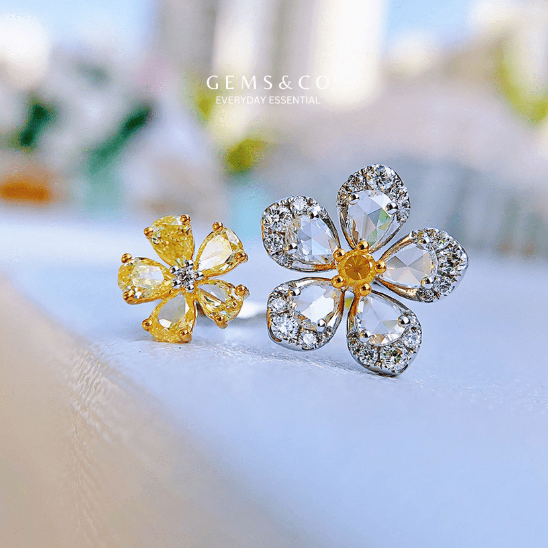 Yellow Floral Ring