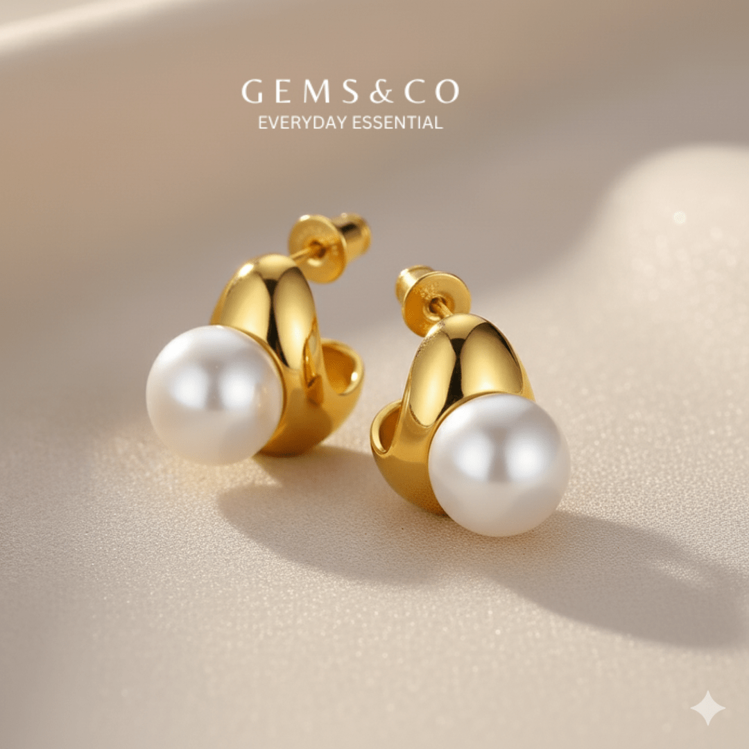 Luxe Pearl Studs