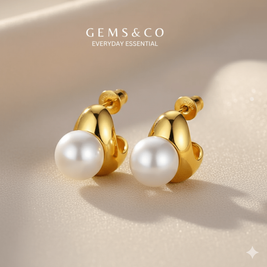 Luxe Pearl Studs