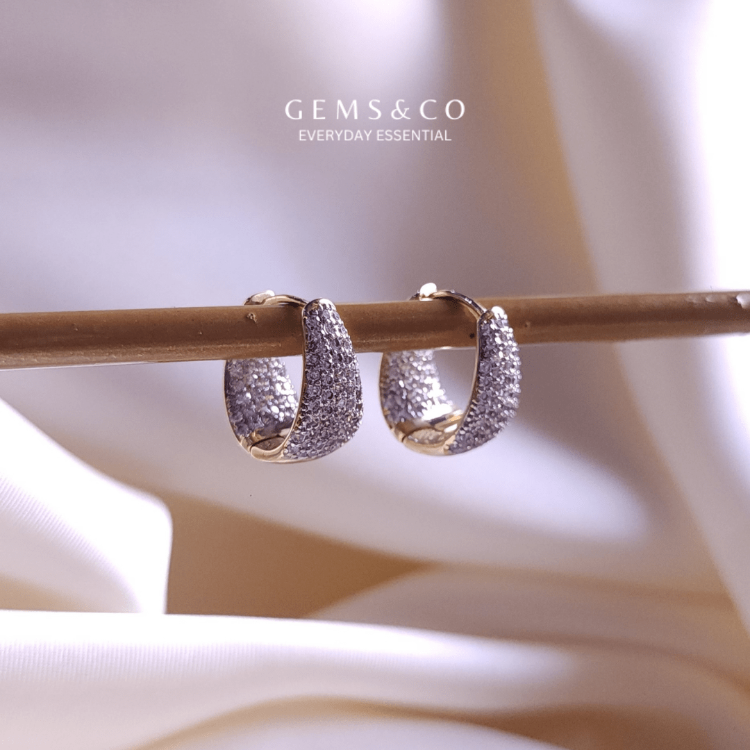 Golden Edge Hoops