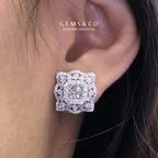 Luxe Dazzle CZ Studs
