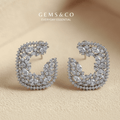 Silvique Gleam Studs
