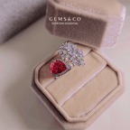 Ruby Blush Shine Ring