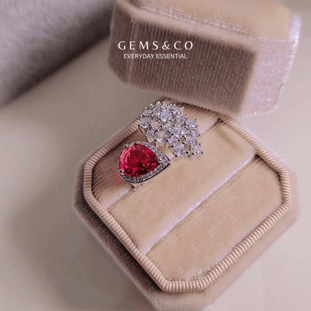 Ruby Blush Shine Ring