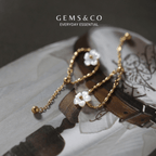 CHAIN FLOREL RING (Adjustable)