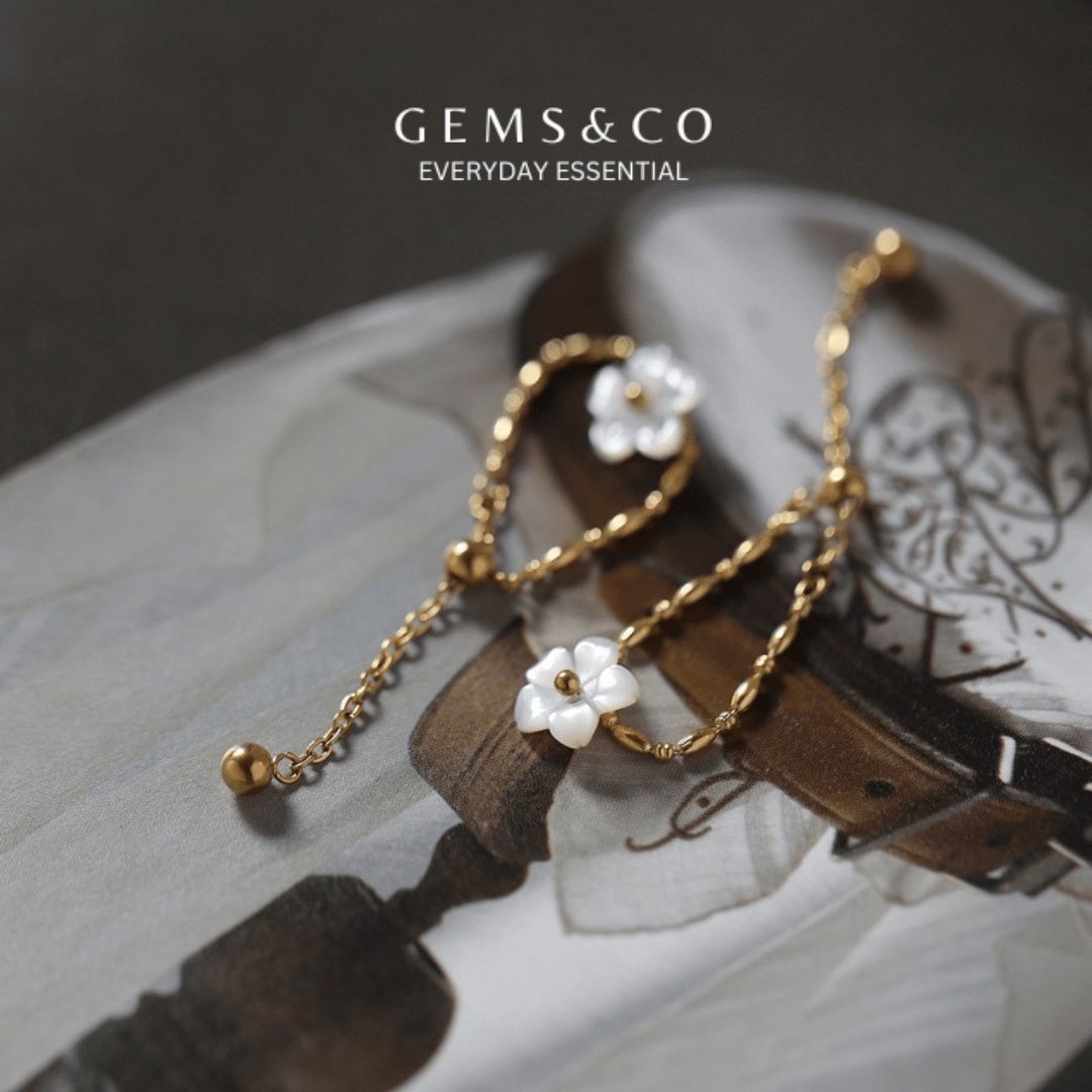 CHAIN FLOREL RING (Adjustable)