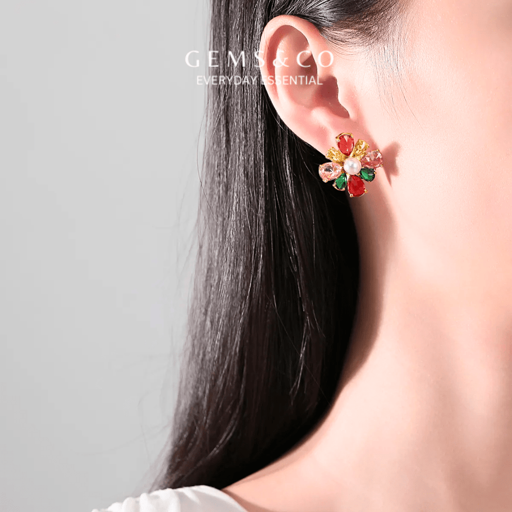 Rose Radiance Studs