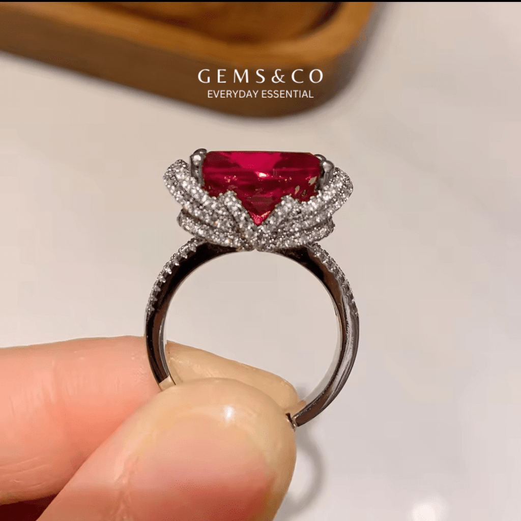 Ruby Aurora Diamonds (Adjustable)