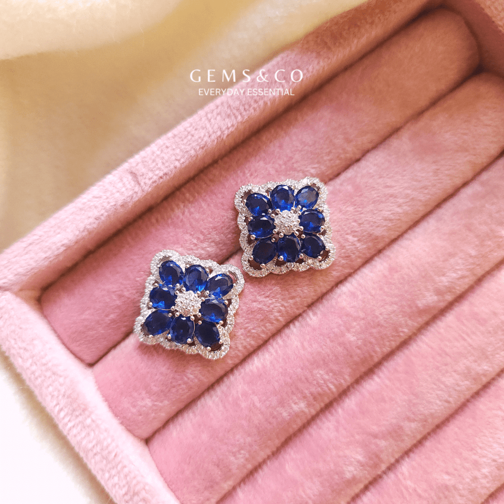 Blue Glaze Earrings