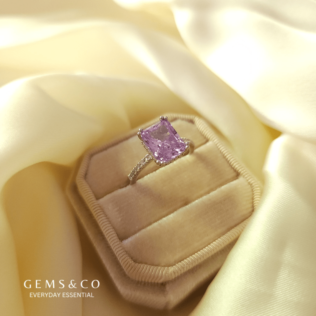 Sparkle Lilac Ring