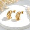 Pearl Drop Hoops