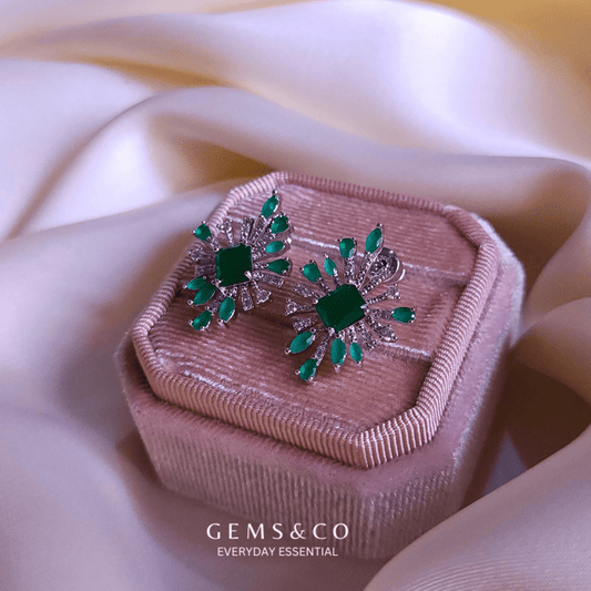 Floral Spark Stud