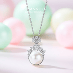 Frosted Radiance Necklace