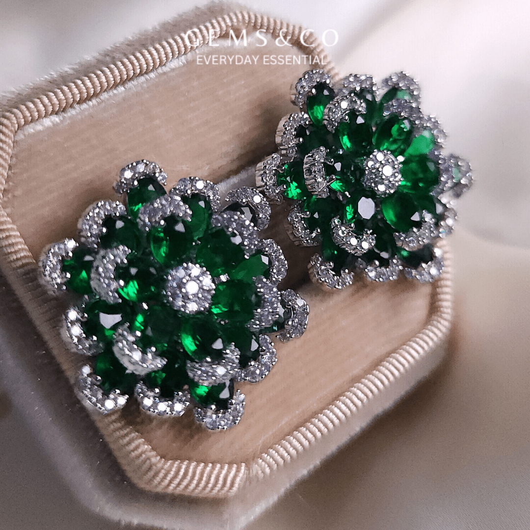 Sparkling flower Cut (Emerald)