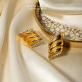 Fire Layerd Earings