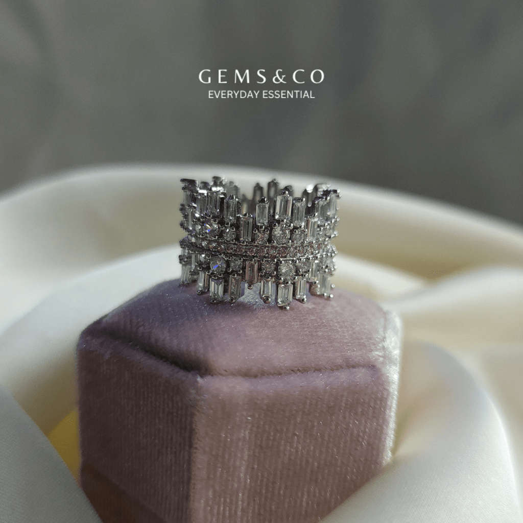 Sparkle Radiance CZ Band Ring