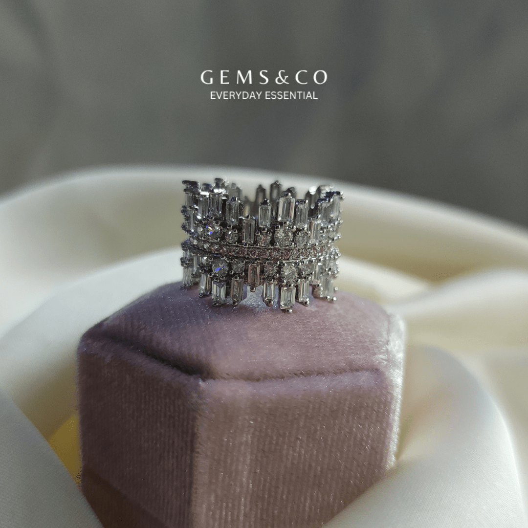 Sparkle Radiance CZ Band Ring