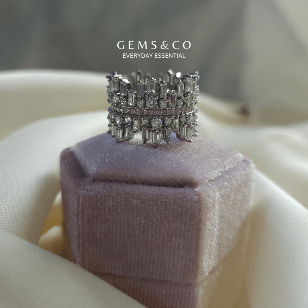 Sparkle Radiance CZ Band Ring