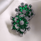Sparkling flower Cut (Emerald)