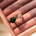 Emerald Spark Ring