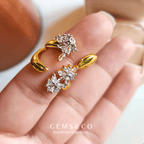 Flora Spark Adjustable Ring