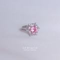 Pink Sparklet Adjustable Ring