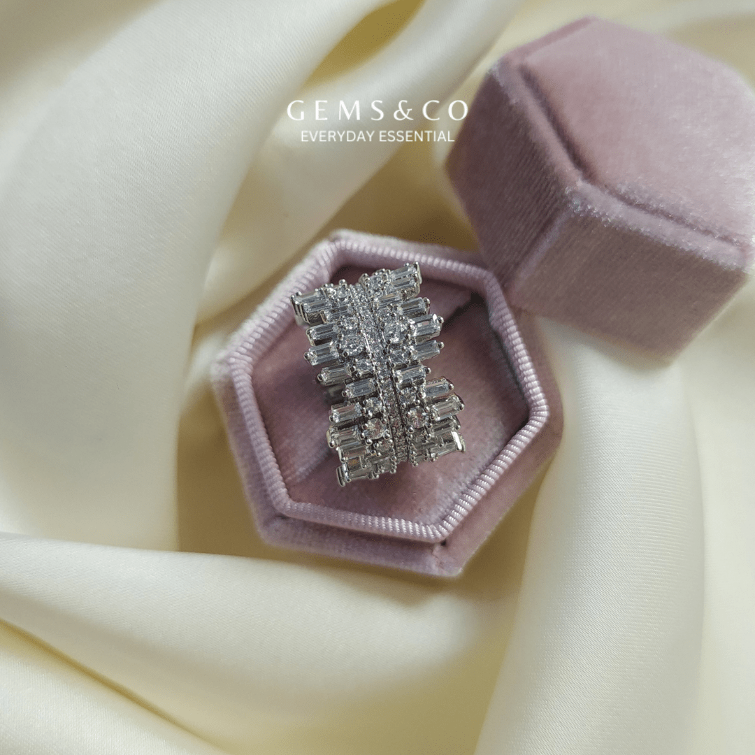 Sparkle Radiance CZ Band Ring