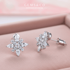 Stella Crystal Flower Studs