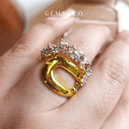 Crown Luxe Zircon Ring