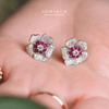 Rose Zircon Studs