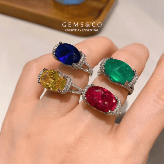 Ruby Aurora Diamonds (Adjustable)