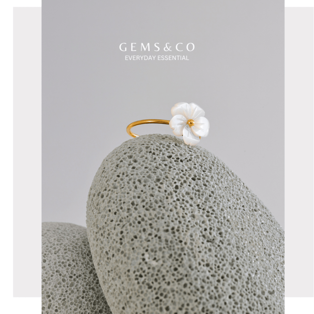 Floral Adjustable Ring