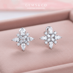 Stella Crystal Flower Studs