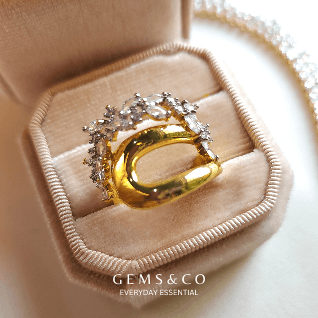Crown Luxe Zircon Ring