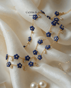 Gold Floral Chain Bracelet – Adjustable