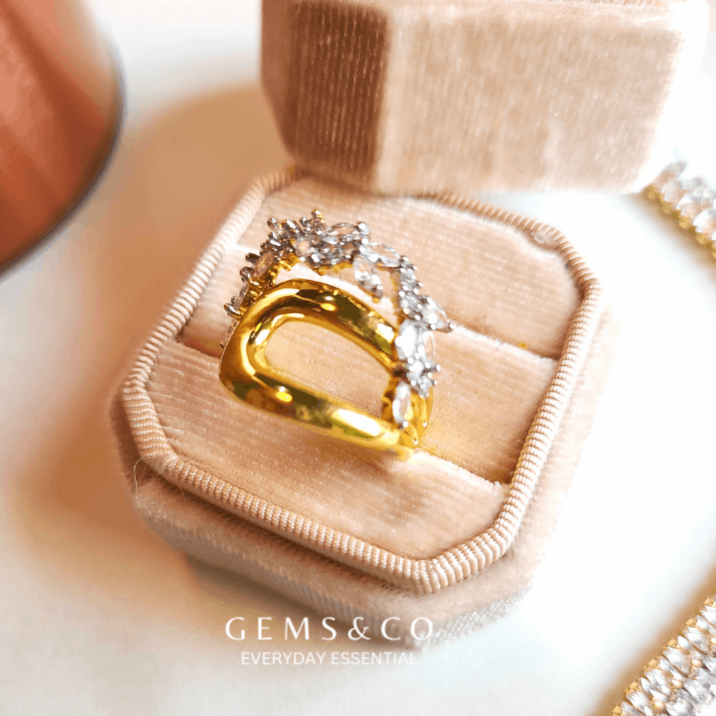 Crown Luxe Zircon Ring