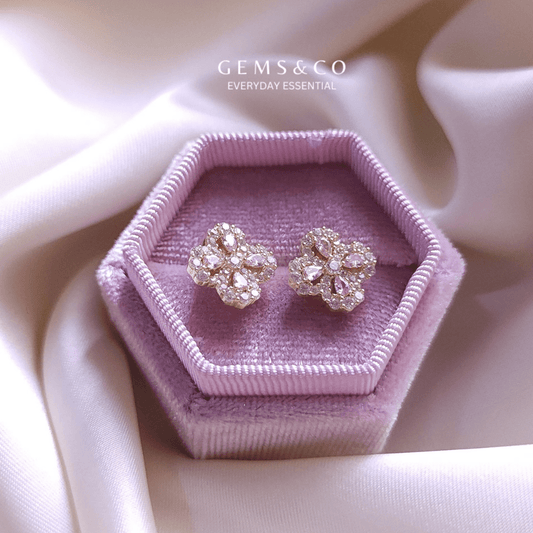 Rose Floral Studs